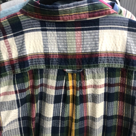 Lucky Brand Multi Color Plaid Casual Button Down Shirt - Picture 7 of 7